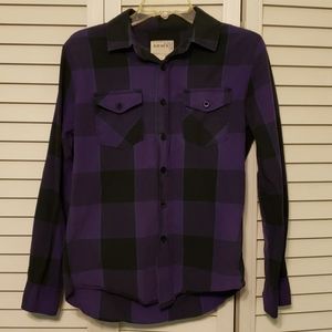Purple Men's Small long-sleeved button down shirt